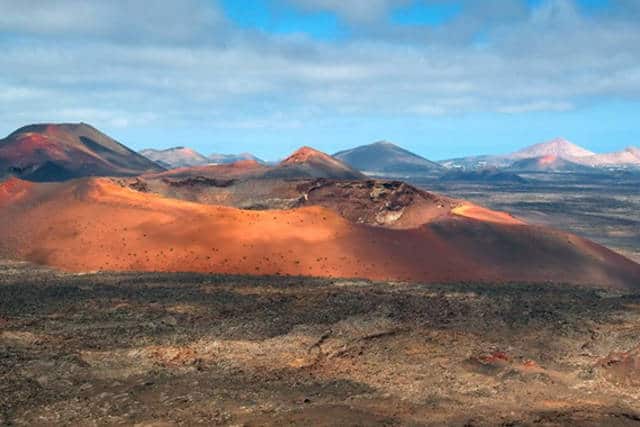 Volcanes en Lanzarote